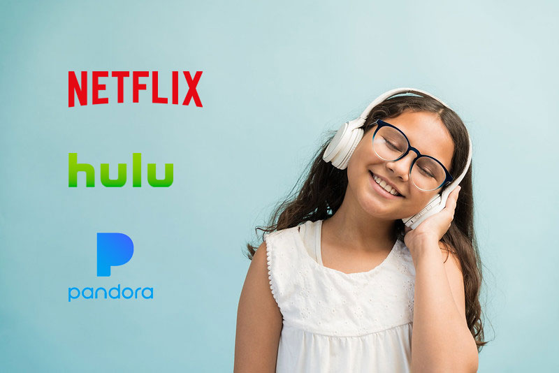 Netflix, Hulu, and Pandora for patients