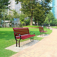 benches in the park